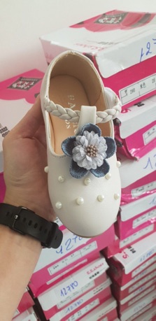 GIÀY BÚP BÊ ĐÍNH NƠ VÀ ĐÁ ( SZ 26-30)