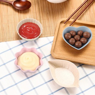 Đĩa Đựng Nước Chấm Hình Chiếc Lá Bằng Chất Liệu Lúa Mạch