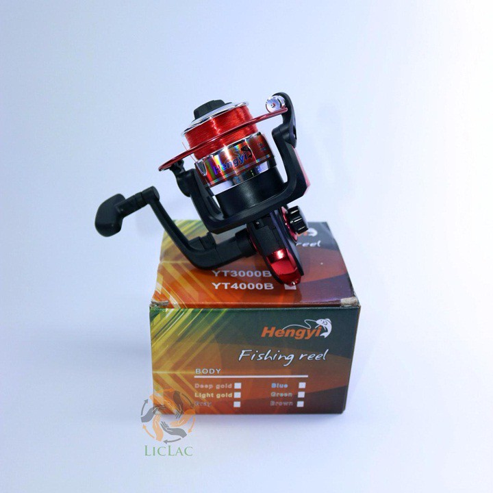 Máy Câu Cá Hengyi YT + TẶNG cước câu - Máy Câu Cá Đủ Size 3000, 4000, 5000, 6000, 7000