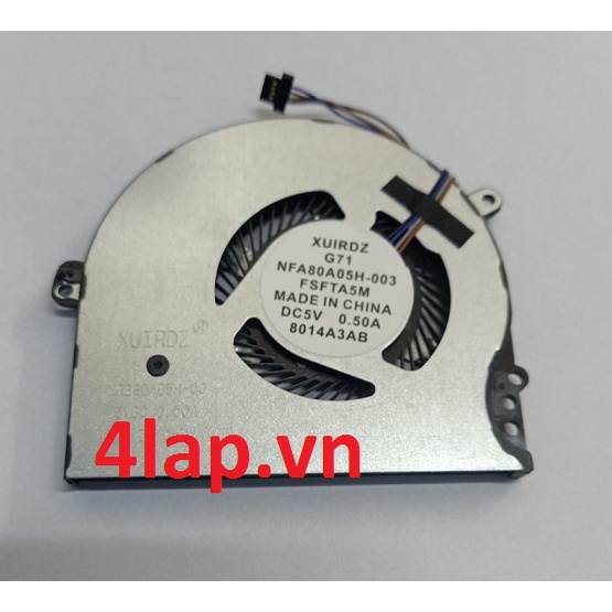 Thay Quạt Tản Nhiệt CPU Laptop HP Pavilion 15-CC 15-CC129TX 15-CC610MS 15-CC050WM TPN-Q190