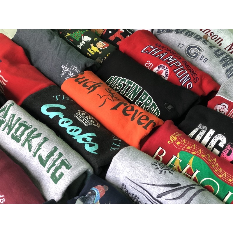 Áo sweater mỹ 2hand dày dặn, mẫu tự chọn tại phân loại | BigBuy360 - bigbuy360.vn