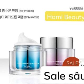 (CÓ BILL MUA HÀNG)  Set Kem dưỡng ẩm + Serum  trắng bóng da Dr althea