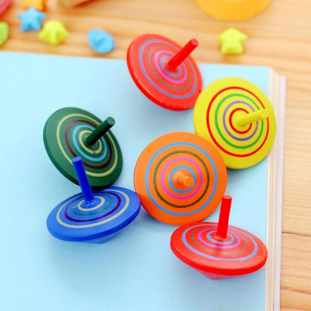 Đồ Chơi Con Quay REBUY1 Xoay Tròn Nhiều Màu Sắc Tinh Tế Cho Trẻ Em
