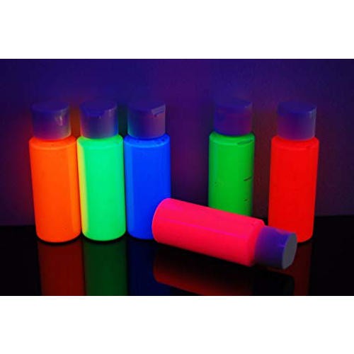 50g Sơn Luminous màu Xanh Dương dạ quang dưới đèn UV (LMN-06)