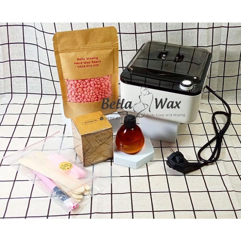 Combo Waxing Nồi Ceramic Chống Dính Cao Cấp ( Nồi-Sáp-Mỡ ) - Tặng Que Gỗ - Quà - Bột Tắm CF Dừa