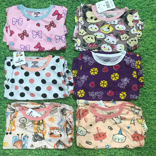 Bộ cotton giấy/thông hơi côc tay bé gái 8-21 kg