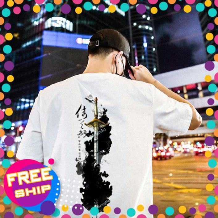 (GIÁ TỐT) Freeship đơn 50k - Áo Thun Nam , Nữ áo phông Tay Ngắn cổ tròn In Họa Tiết