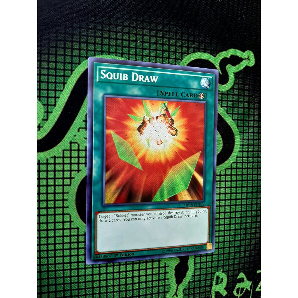 THẺ BÀI YUGIOH Spell Squib Draw - MP18-EN138 - Secret Rare 1st Edition
