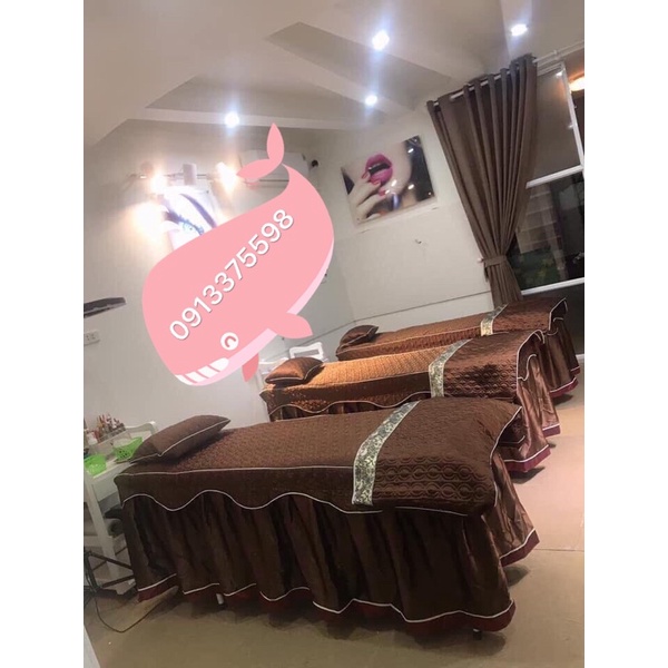 GA Trải giường SPa + vỏ gối đầu ag