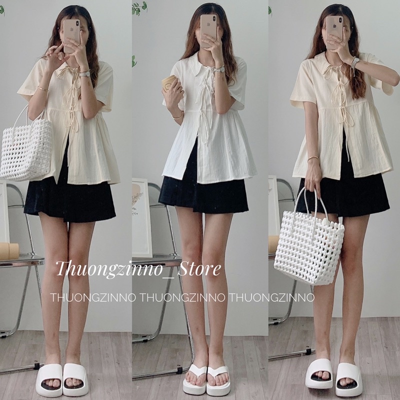 [Ảnh thật/Video] SET BiBi GỒM ÁO BABYDOLL VÀ CHÂN VÁY QUẢNG CHÂU