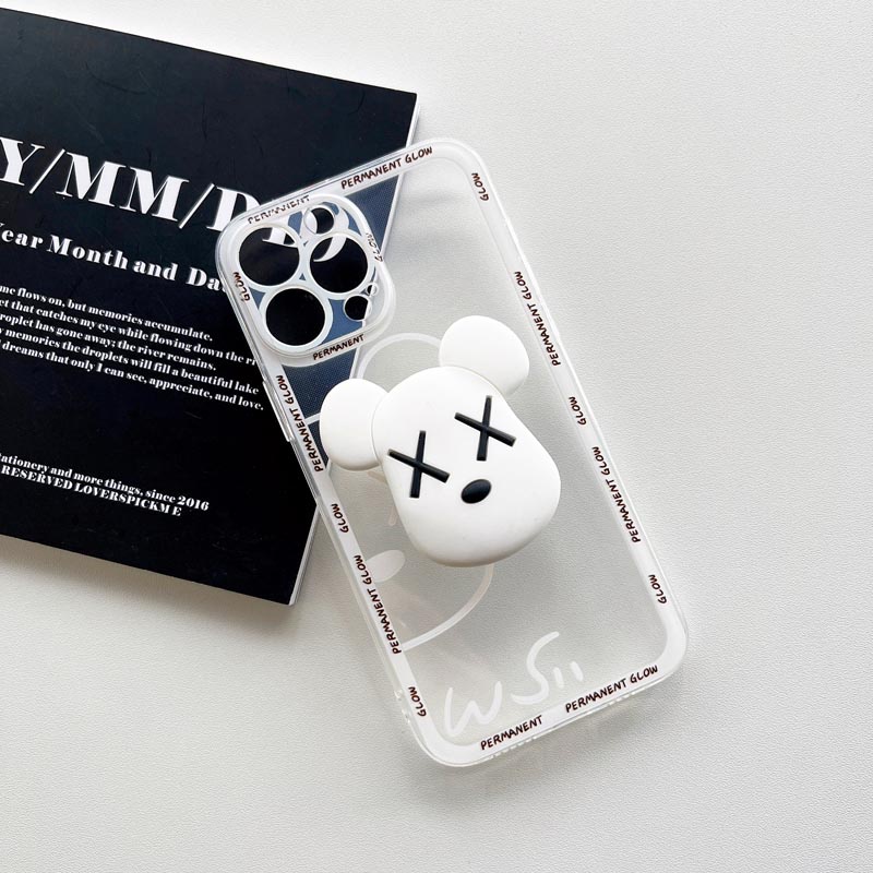 Ốp Điện Thoại TPU Silicon Mềm Chống Bụi Chống Sốc In Hình Gấu XX Cho IPhone 13 11 12 Pro Max 7 8 Plus X XR XSMAX