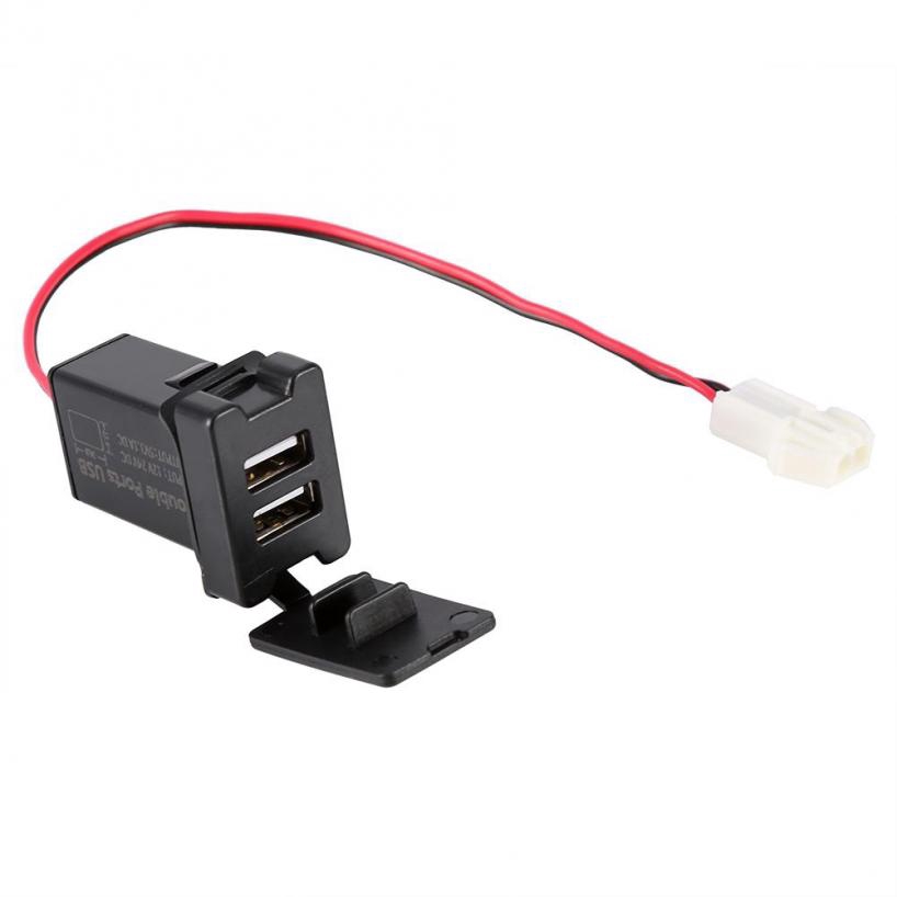 Cổng USB kép sạc tiện dụng cho xe ô tô TOYOTA ZY DC 12V-24V To 5V 3.1A