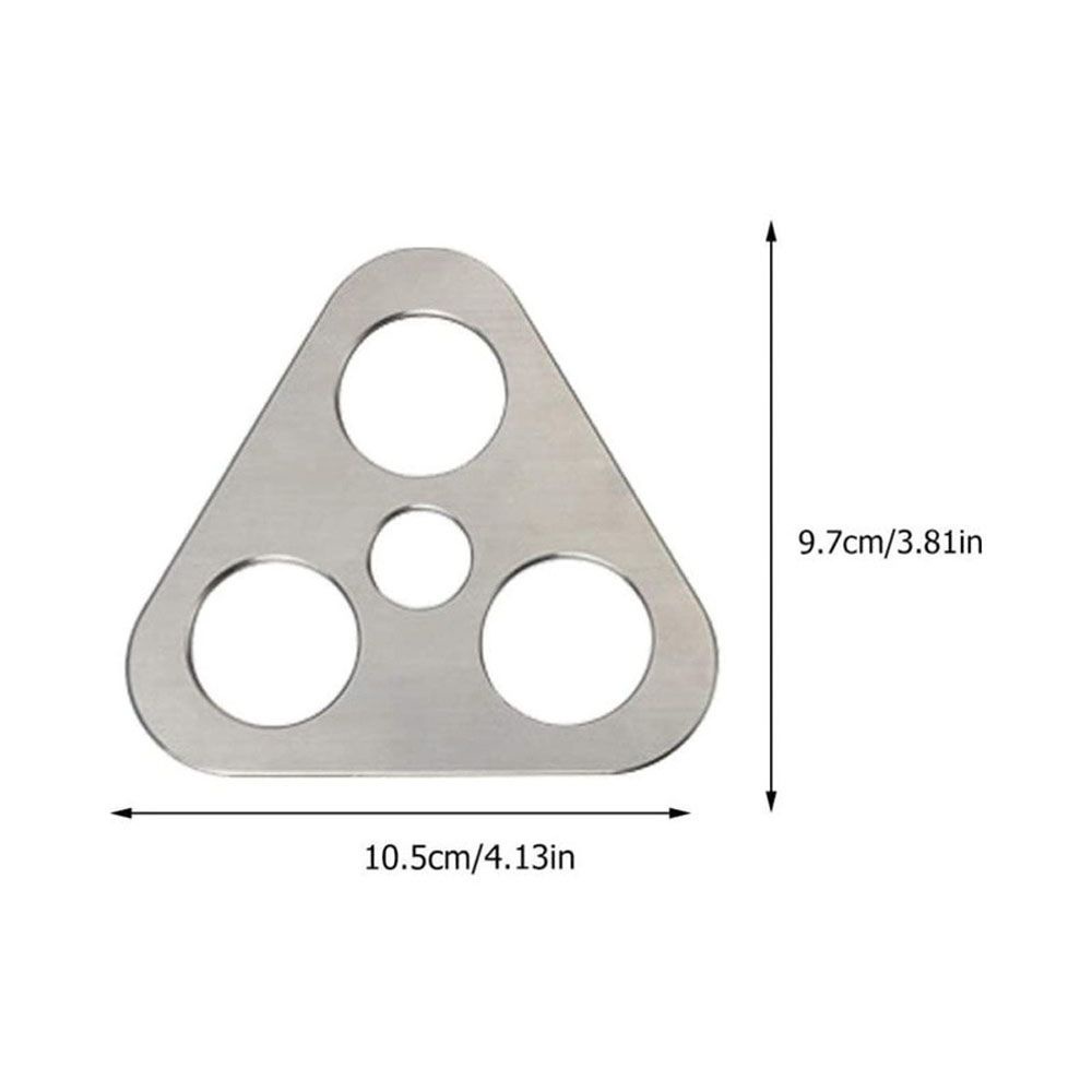 YIYU Set giá treo nồi 3 chân hình tam giác gắn móc có thể tháo rời bằng thép không gỉ dùng nướng BBQ ngoài trời đa năng