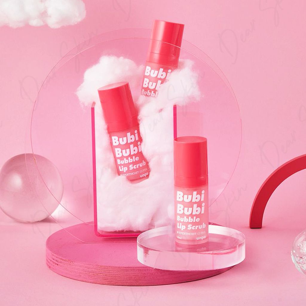 Tẩy Da Chết Sủi Bọt Thải Độc Môi Unpa Bubi Bubi Bubble Lips Crub 10ml [Aimee1992]