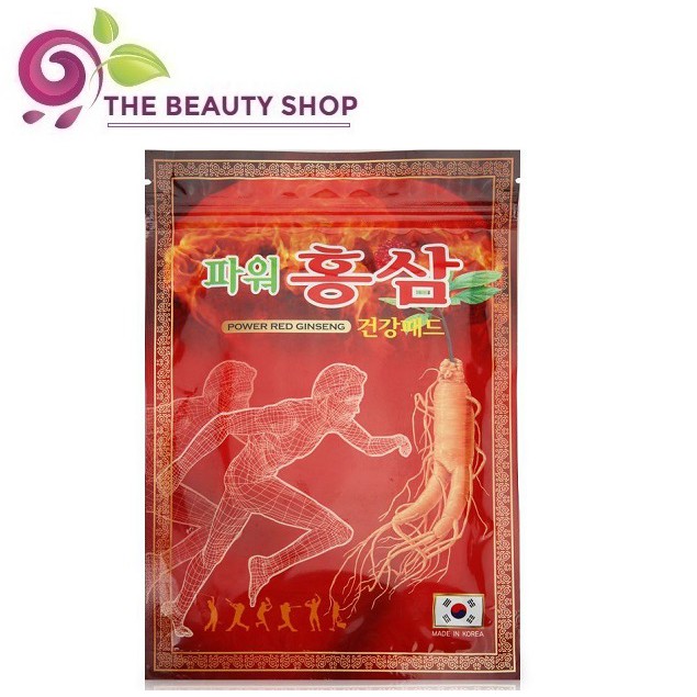 CAO DÁN HỒNG SÂM POWER RED GINSENG TRỊ NHỨC MỎI - GÓI ĐỎ