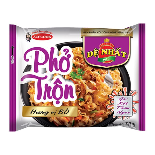 Phở trộn Đệ Nhất hương vị bò thùng 18 gói x 84g