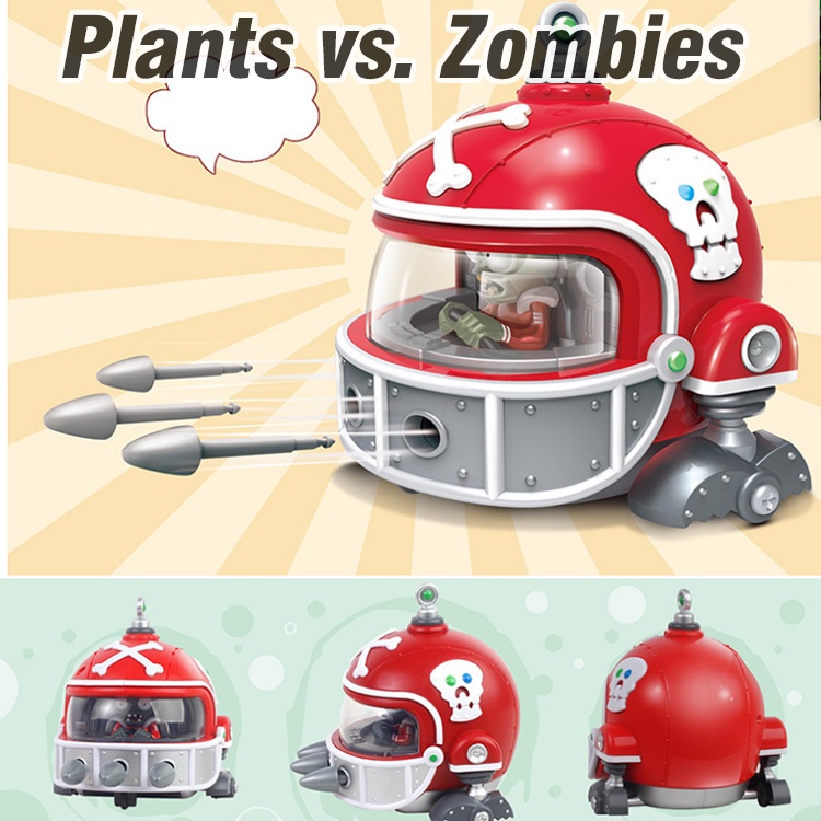 Mô hình mecha football zombie Đồ chơi trẻ em Plants vs zombies