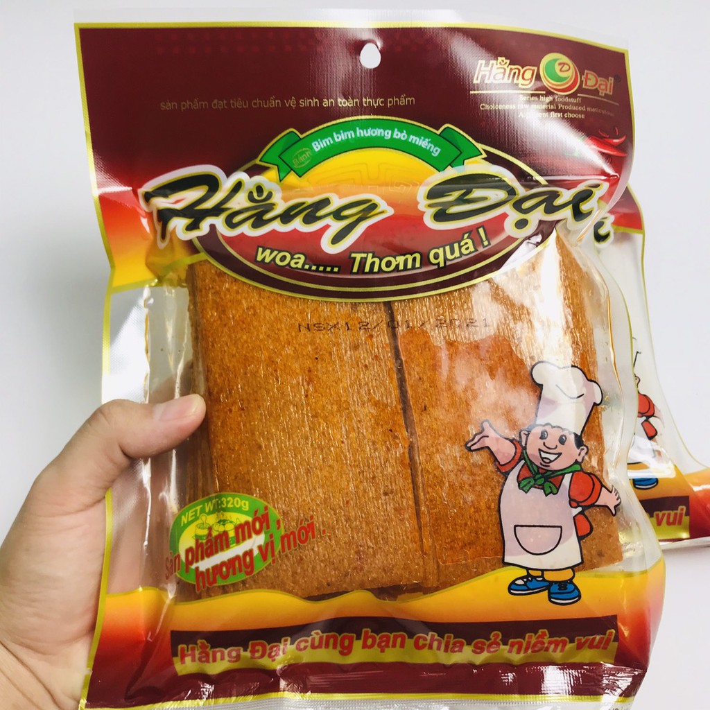 [Tặng quà] Bim bim hương bò miếng Hằng Đại vị cay vừa phải đồ ăn vặt thơm ngon - đồ ăn vặt Hà My