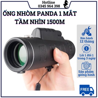 Ống Nhòm Panda/Monocular 1 Mắt, Nhìn Xuyên Khoảng Cách, Xuyên Màn Đêm - Thiết Kế Nhỏ Gọn
