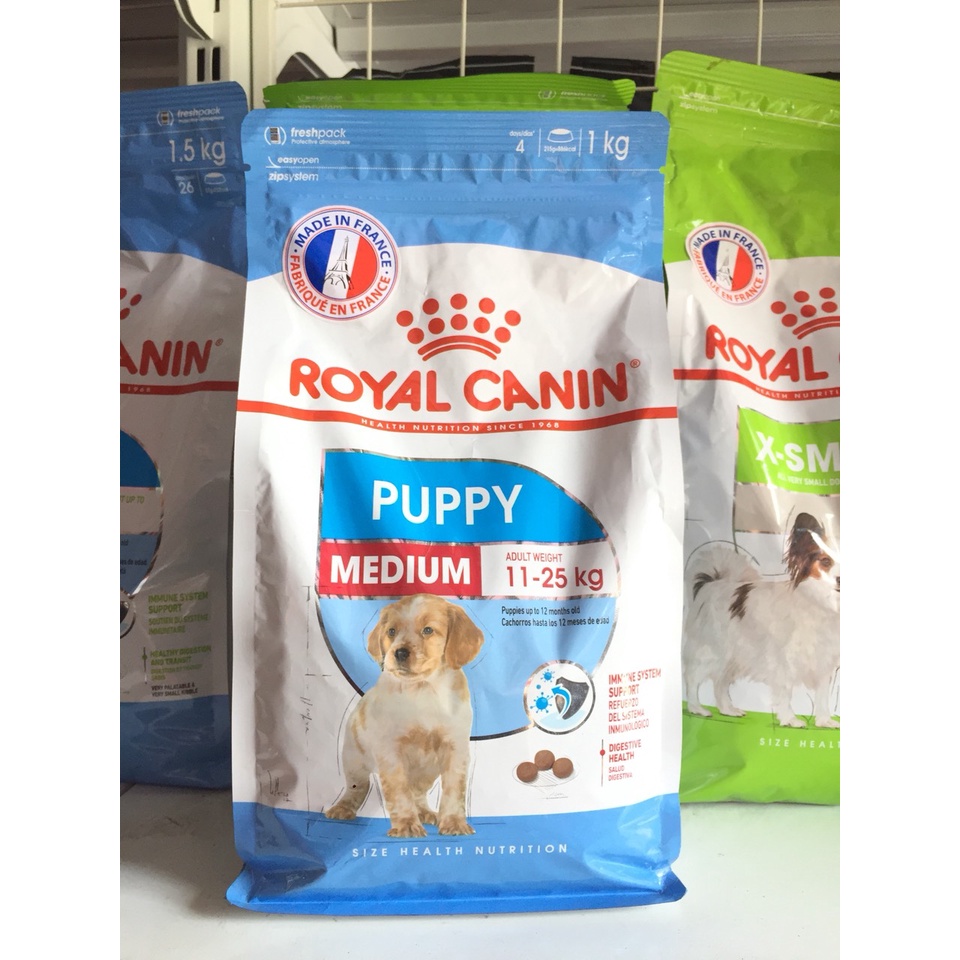Thức Ăn Cho Chó Royal Canin Medium Puppy/ Medium Adult Gói 1KG - Thức ăn cho chó cỡ trung