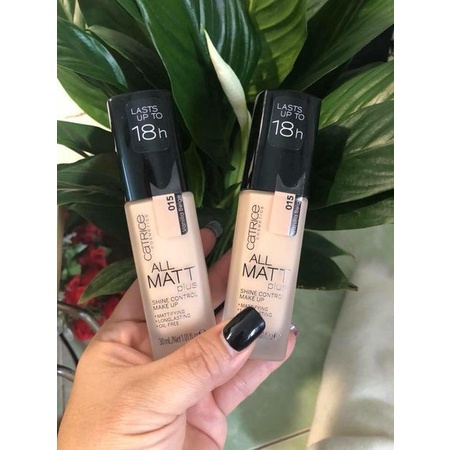 Kem Nền Catrice All Matt Plus Shine Control Make Up của Đức Đủ Bill