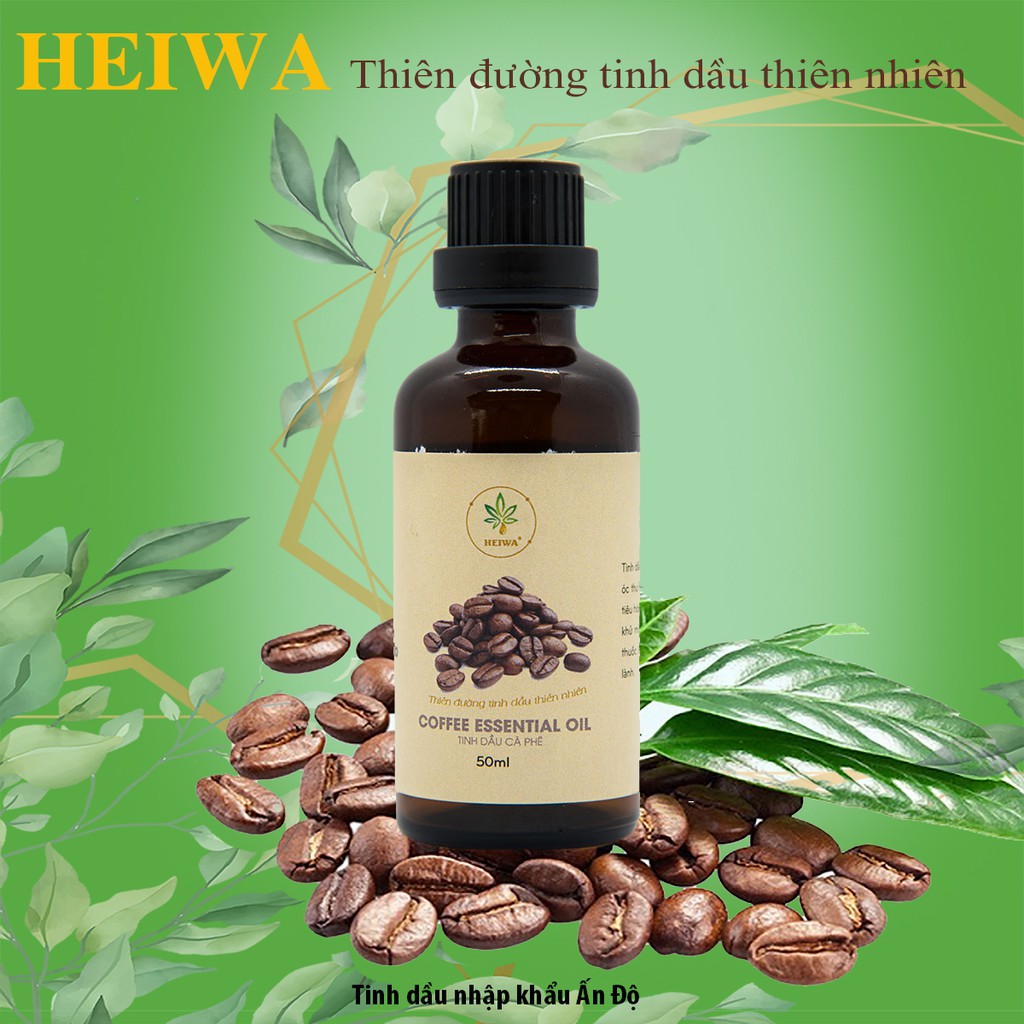 Tinh dầu Cà phê nhập khẩu Ấn Độ - Thương hiệu HEIWA dung tích 50ml, có giấy kiểm định