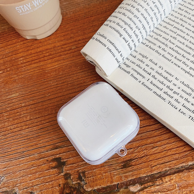 Vỏ bảo vệ hộp sạc tai nghe không dây Mi True 2 Xiaomi Air 2 bằng TPU trong suốt hình phi hành gia/ thuỷ thủ mặt trăng