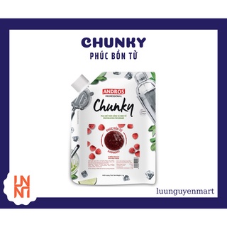 Mứt trái cây pha chế chunky phúc bồn tử bịch 1kg