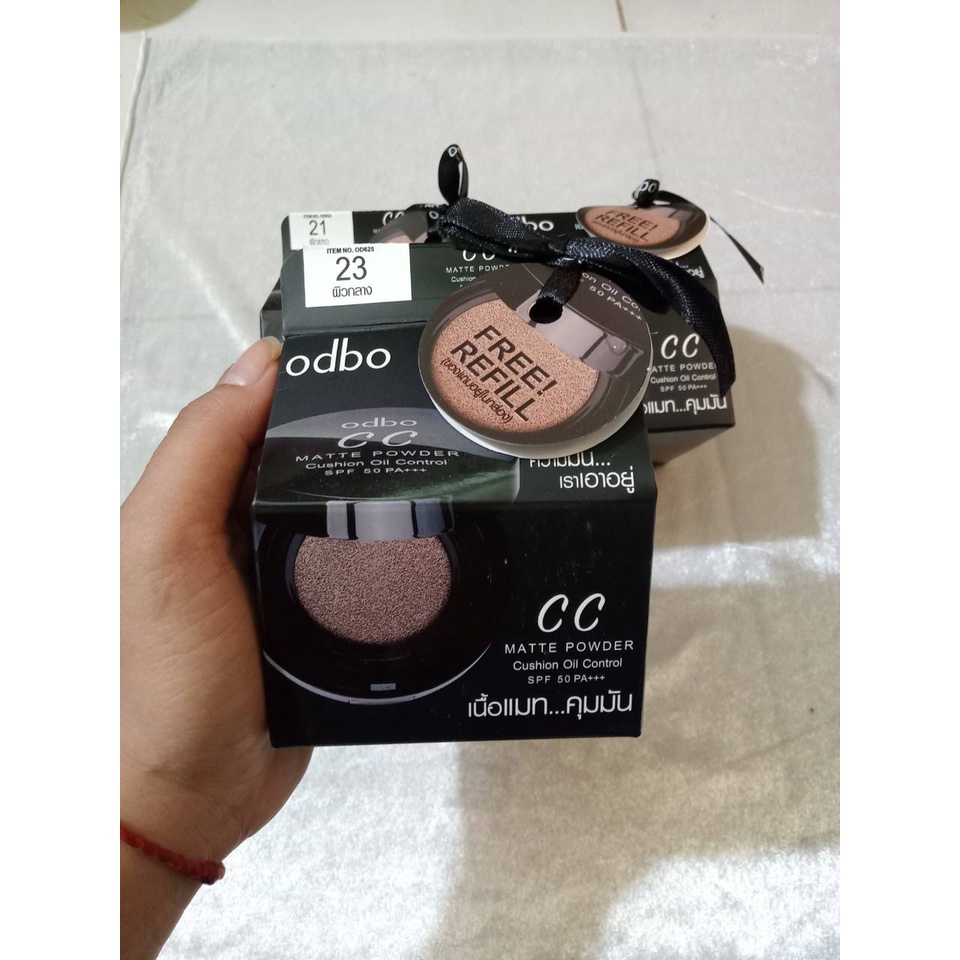 Phấn nước kiềm dầu CC Odbo Cushion kèm lõi 14g