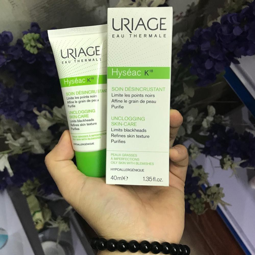 Uriage Hyséac K18 - Kem Ngăn Ngừa Mụn Li Ti Và Điều Tiết Dầu 40ml