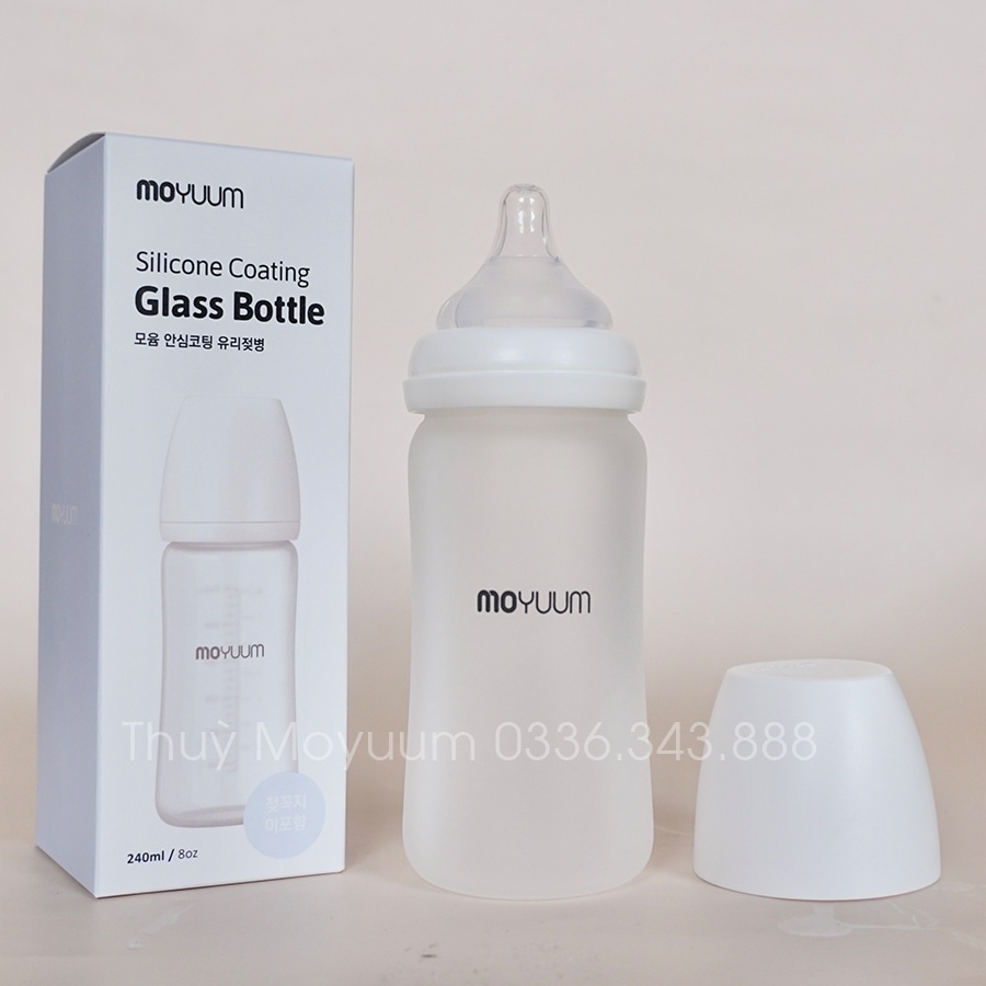 Bình sữa Moyuum 170ml/270ml Hàn Quốc, Moyuum Mây, Moyuum Lạc Đà, Moyuum Hoa Cúc, Moyuum Thủy Tinh chính hãng