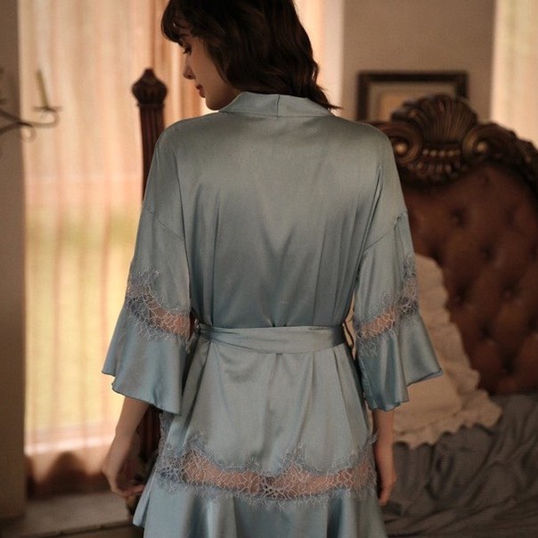 Áo Choàng Lụa Tay Bèo Phối Ren Cao Cấp Hàng Quảng Châu loại 1 AC701 | BigBuy360 - bigbuy360.vn