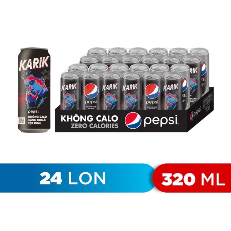 (Lốc 6 lon) Pepsi Không Calo (Karik - Rap Việt Version)