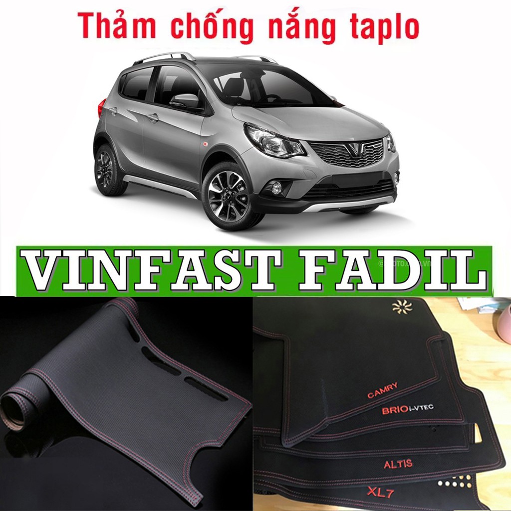 Thảm Taplo Da Carbon Xe Vinfast Fadil cao cấp