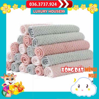 Khăn lau bát đĩa siêu thấm, khăn lau nhà bếp đa năng, mềm mịn, thấm hút cực tốt, màu sắc đẹp, sử dụng được nhiều lần