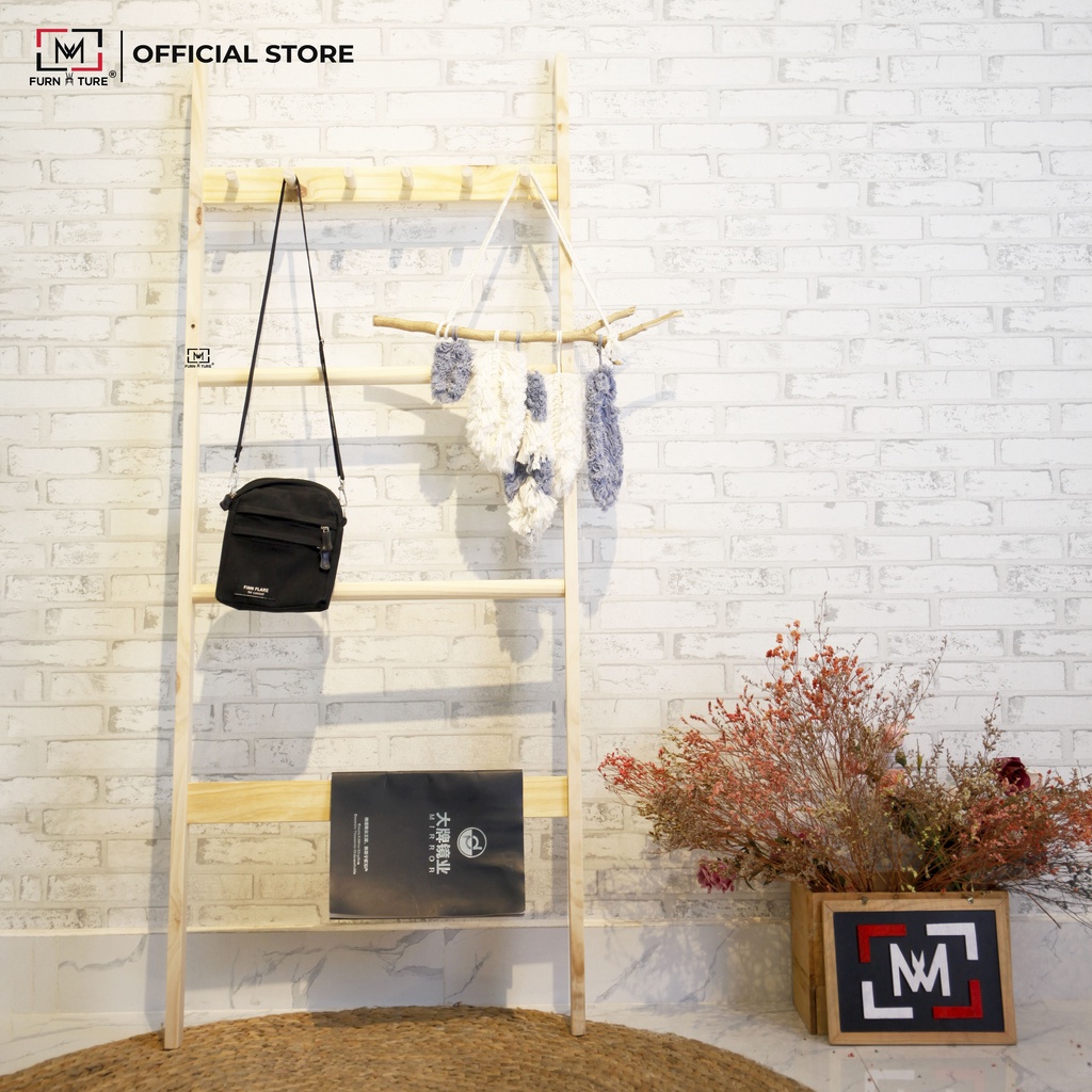 Thang trang trí decor homestay C Towel Ladder - MW FURNITURE - Nội thất căn hộ