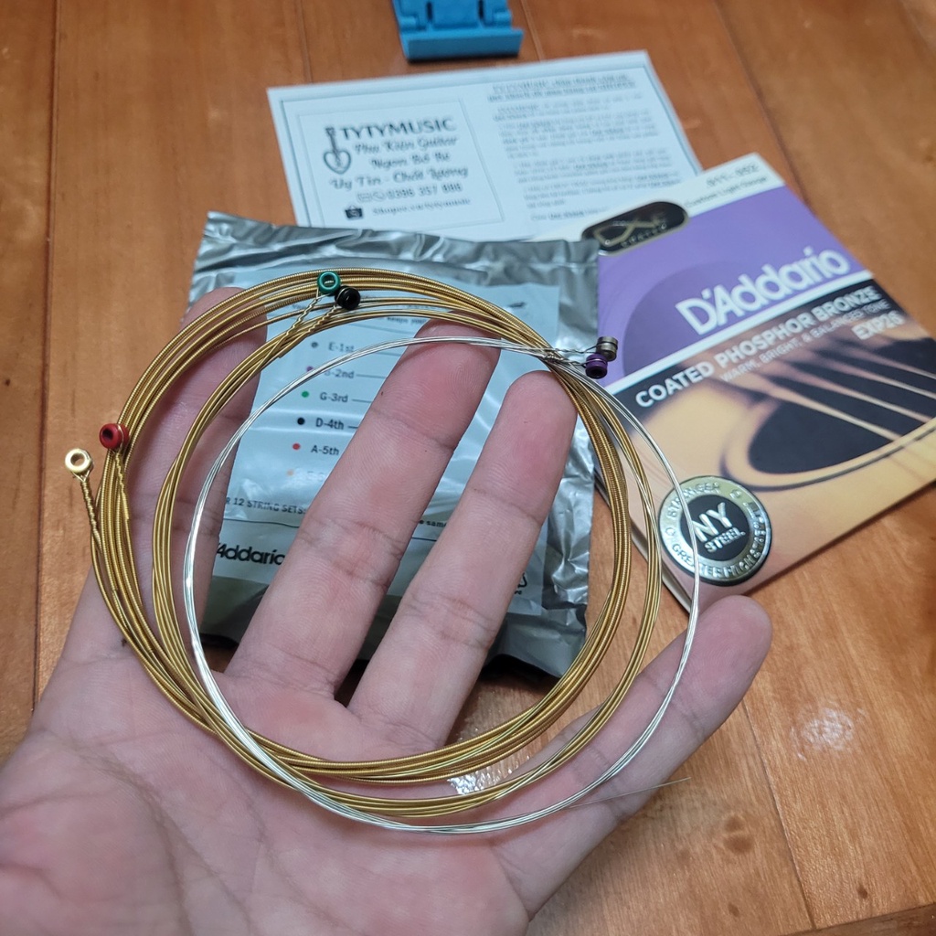 Dây đàn guitar ACOUSTIC D Addario EXP26 size 11 TYTYmusic