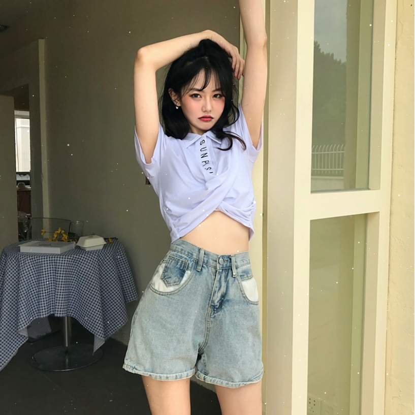 SUXI Áo Thun Tay Ngắn In Chữ Thời Trang Cho Nữ