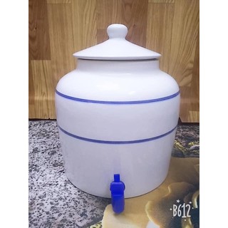 Bình đựng nước sứ Bát Tràng 10l