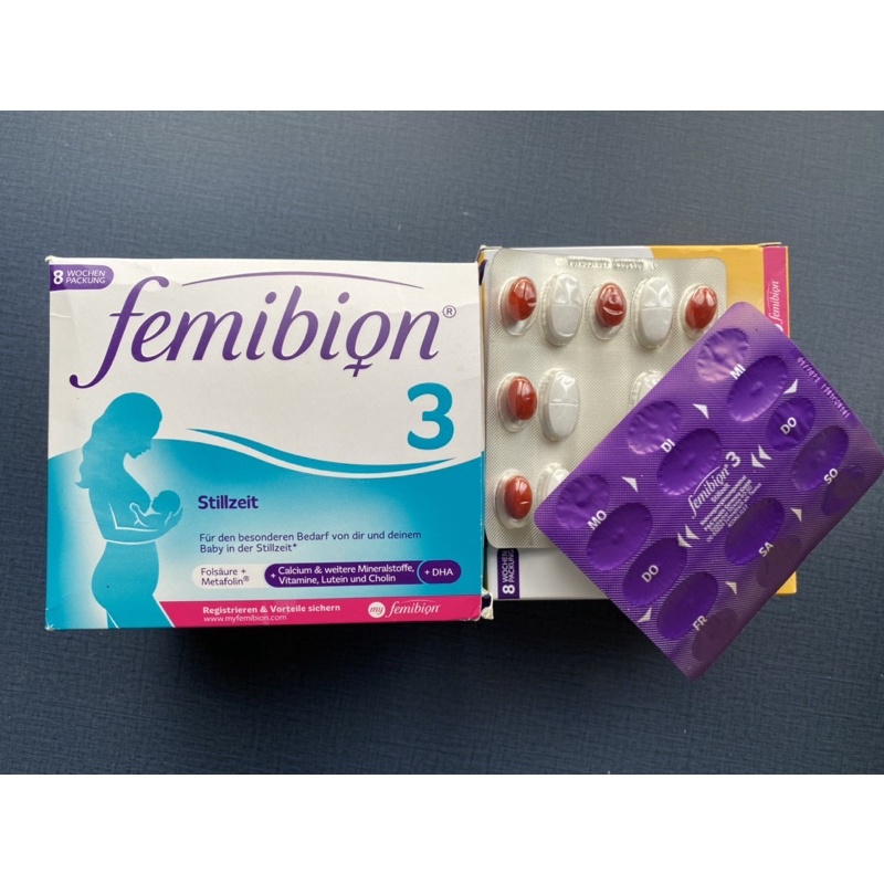 Vitamin số 1 của Đức - Dành cho mẹ sau sinh - Femibion 3, 112 viên [Hàng Đức nội địa]