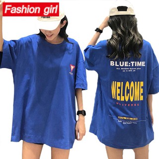 Áo Thun Nữ Tay Lỡ Form Rộng Thời Trang Hàn 4 Màu