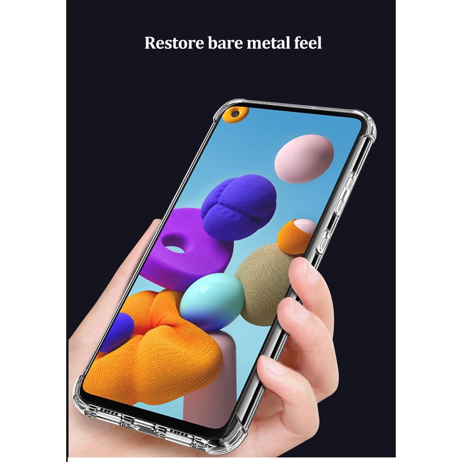 Ốp điện thoại chống sốc trong suốt cho  For SAMSUNG GALAXY M31 M21 M11