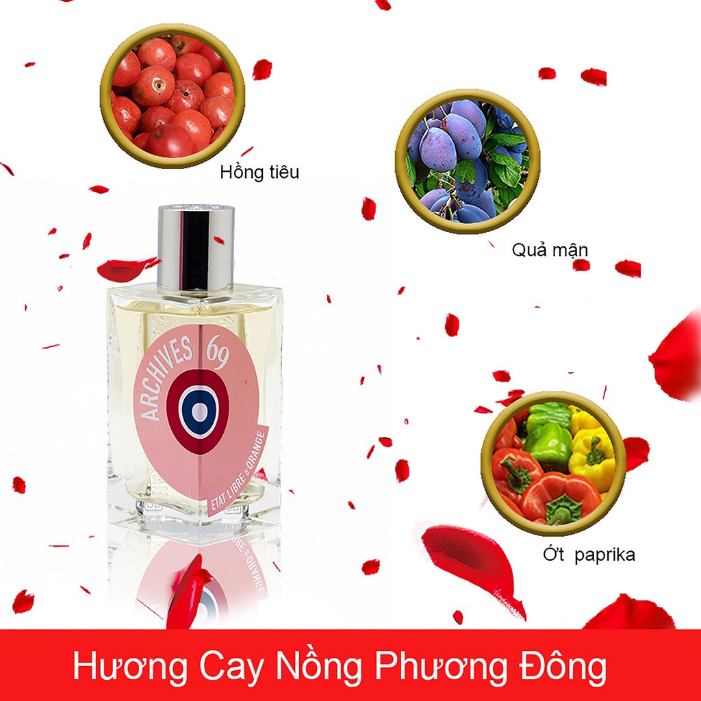 Nước Hoa Nữ Etat Libre Dorange Archives 69 Chai 10ml