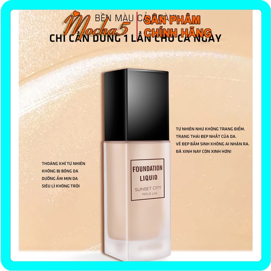 Kem nền HOLD LIVE Foundation Liquid Sunset City mịn da CHỐNG MỐC hoàn hảo