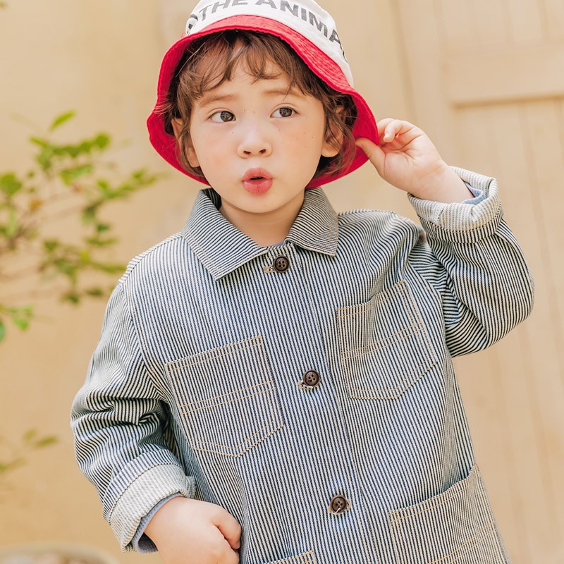 Áo khoác bé gái/ bé trai Hàn Quốc Bebezoo dài tay _ Túi hộp