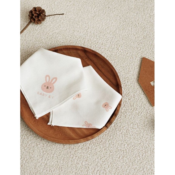 Set 10 khăn sữa baby &amp; i Hàn quốc cho bé kích cỡ 36 x 36 cm siêu mềm