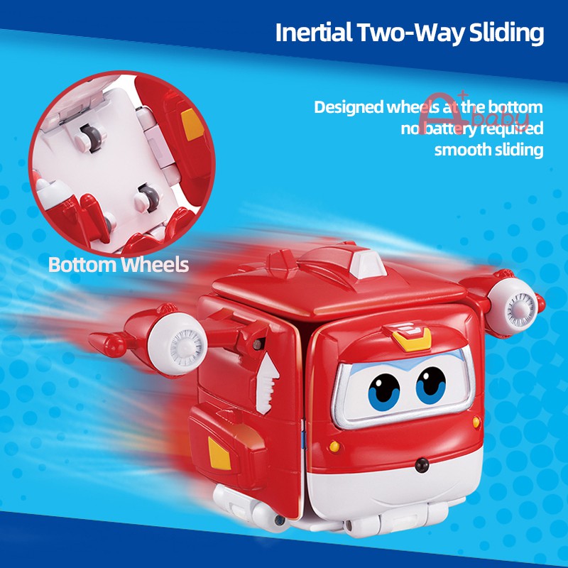 Super Wings Auldey  Đồ Chơi Biến Hình Chính Hãng 2 Kiểu BIến Hình Dạng Máy Bay Và Gập Lại Thú Vị Cho Bé