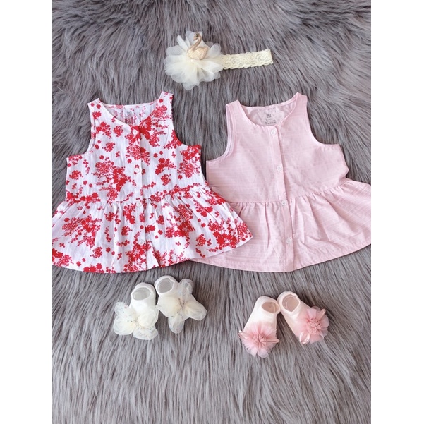 Áo váy cho bé(6-9m đến 4-5y)