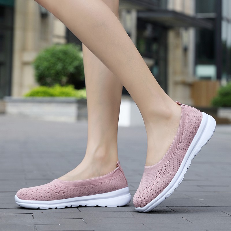 Giày Thể Thao Yozoh Chất Liệu Lưới Nhiều Màu Tùy Chọn Dễ Thương Cho Nữ Size 35-42