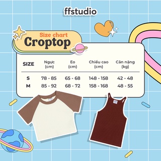Áo croptop nữ ba lỗ sát nách BASIC HALTER TOP chất thun gân tăm co giãn